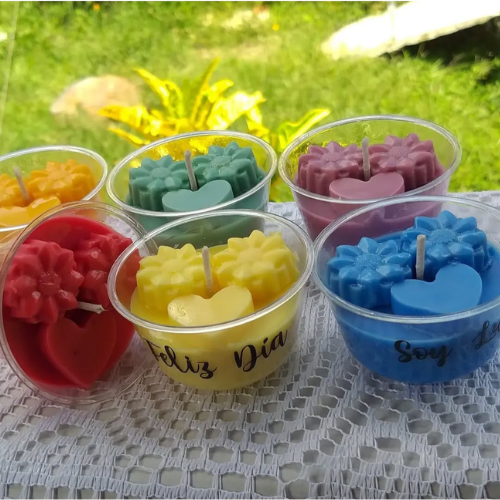 Pack x6 Velas Coloridas – Diseños Personalizables & Aromas Suaves